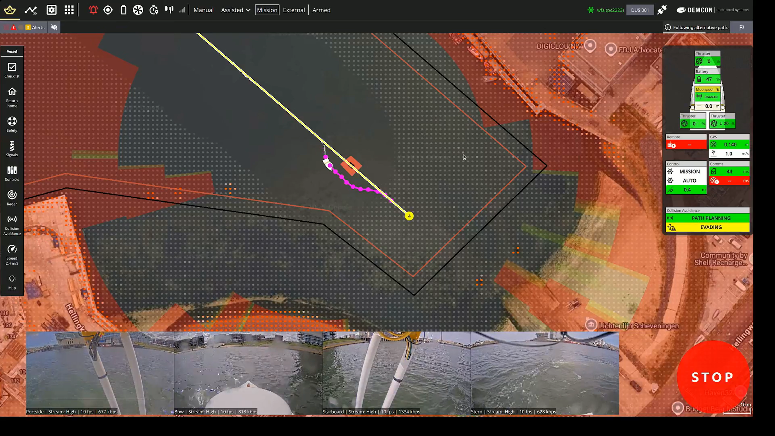 usv-avoidance-collision